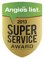Angie's list - 2013 Super Service Award